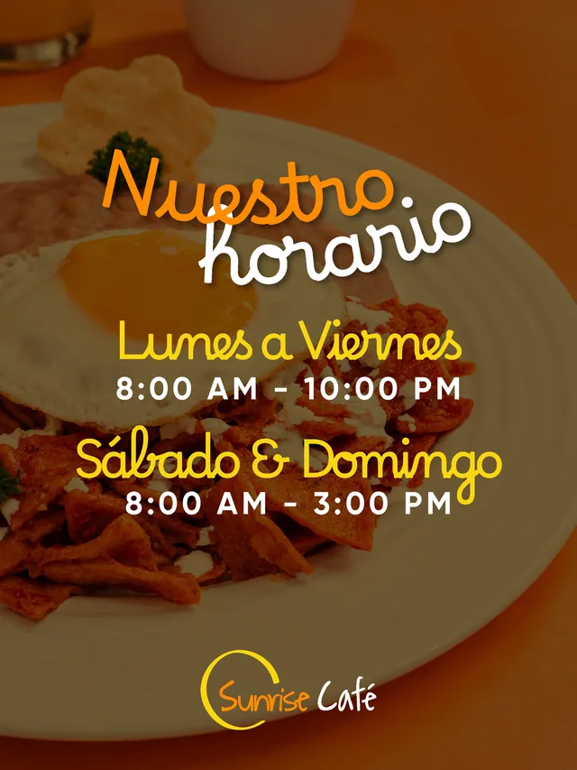 Sunrise Café en Instagram